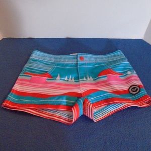 Roxy board shorts size 10 striped
